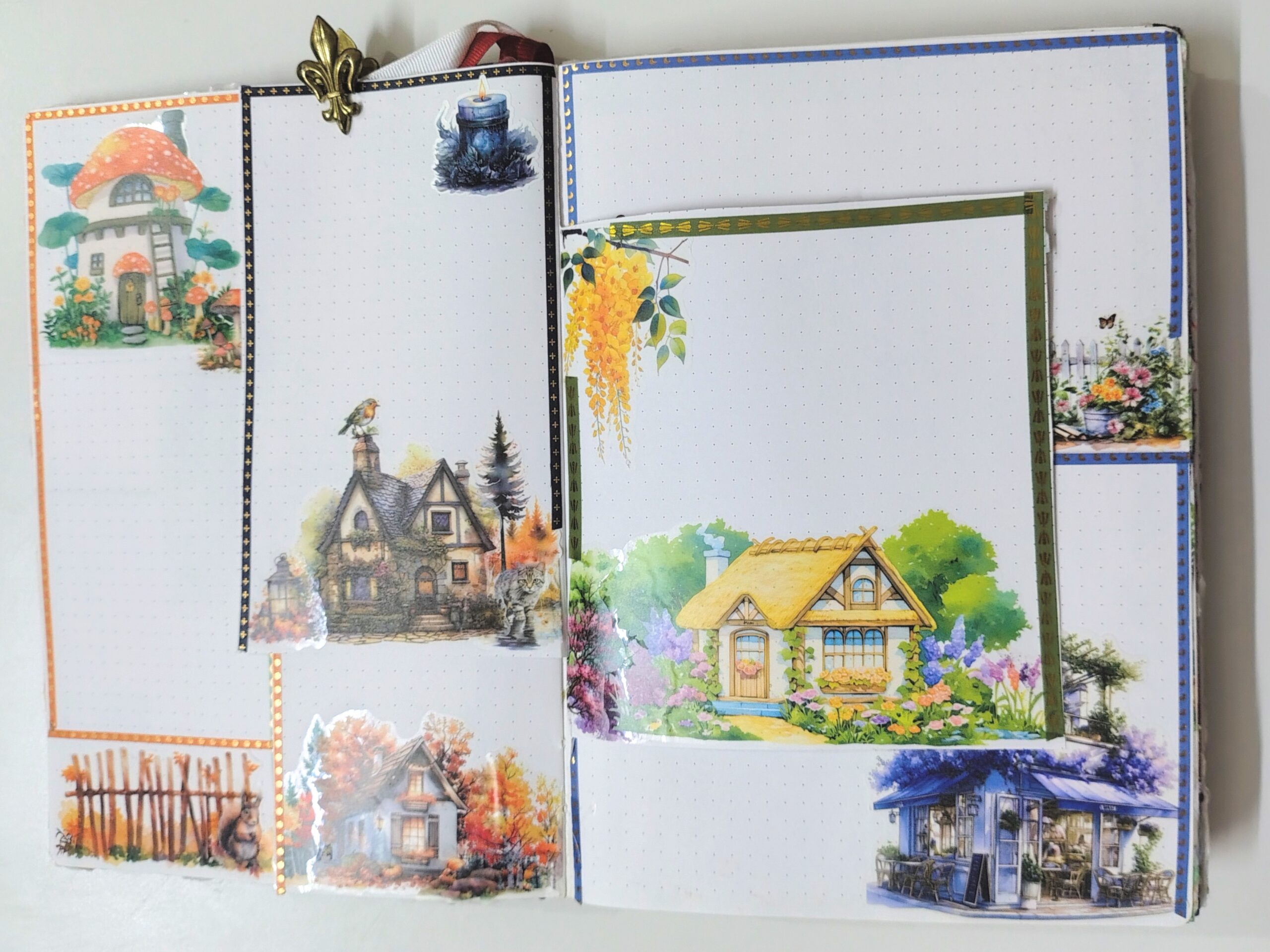 Home Cottage Core theme journal page.